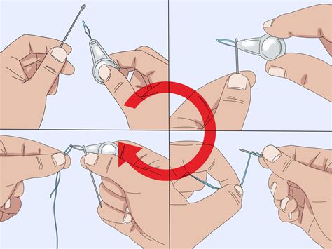 How to Use a Needle Threader: 9 Steps (with Pictures) - wikiHow