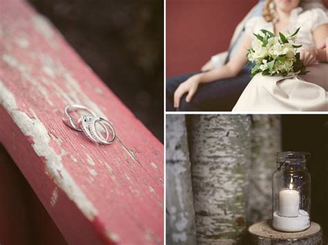 Rustic Vintage-Inspired Wedding with DIY Details: Alison and Andrew | Simple wedding bands ...