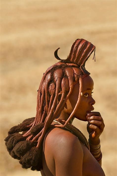 Himba woman, Purros Conservancy, Damaraland, Namibia | Coiffure afro ...