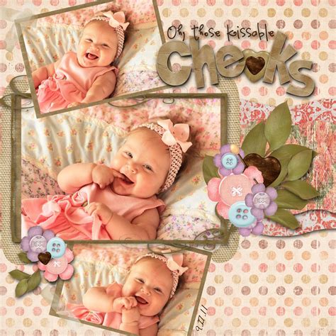 Baby girl scrapbook page ideas life is sweeter by design – Artofit