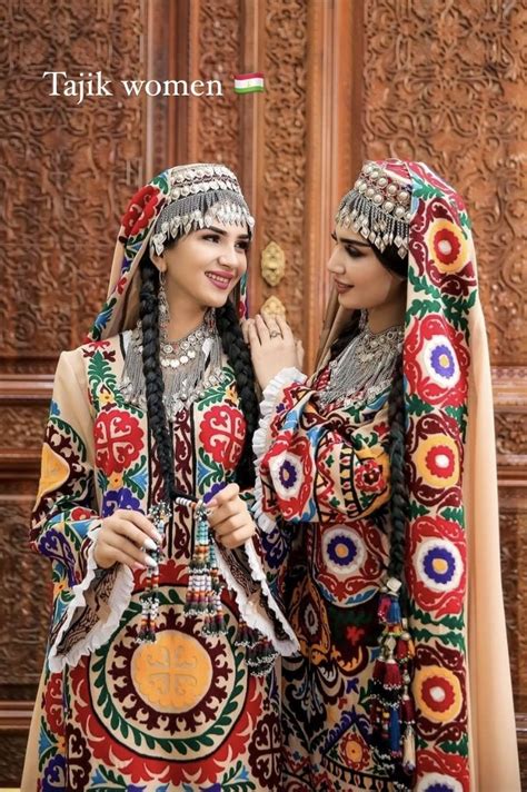 Traditional Tajik clothing by Tajik fashion designer Khurshed Sattorov. Traditional Attire ...