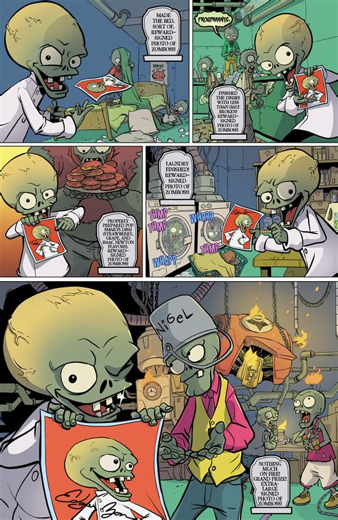 Plants vs. Zombies - Read free Comics online!: Plants vs. Zombies: Grown Sweet Home Issue #5