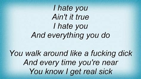 Slayer - I Hate You Lyrics - YouTube