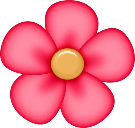 Flowers Clip Art 1 | Clipart de flor, Flores animadas, Cliparts gratuitos