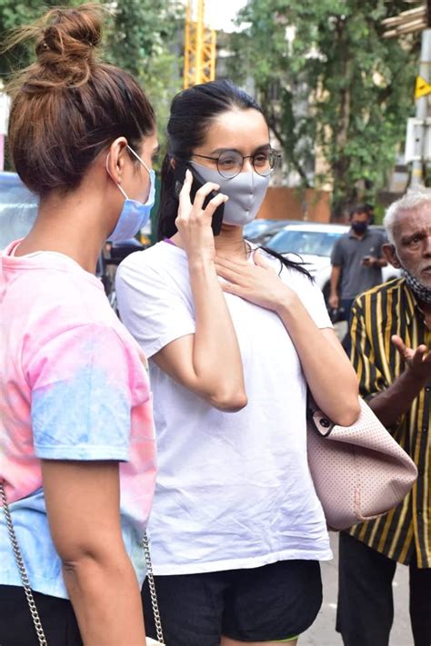 Shraddha Kapoor goes casual in white tee, rocks a high ponytail! - In ...