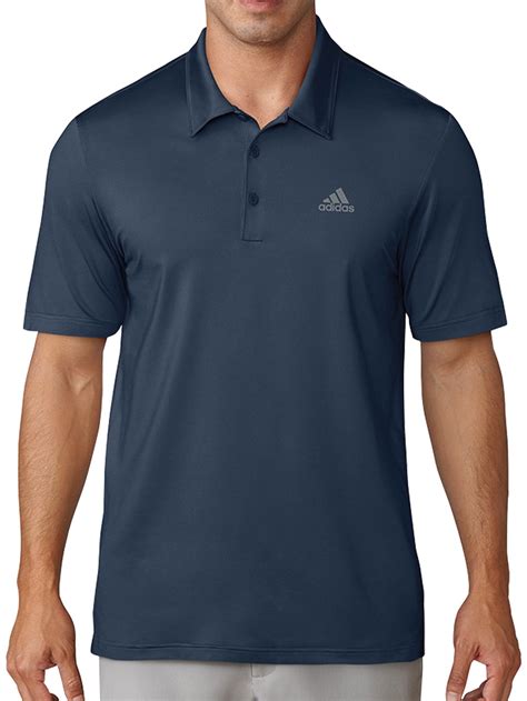 Adidas Golf Men's Chest Logo Solid Polo Shirt, Small Navy - - Walmart.com