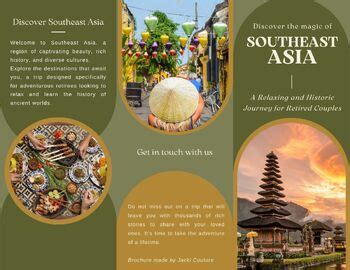 Geography SE Asia Travel Brochure - Editable - Rubric - Social studies ...