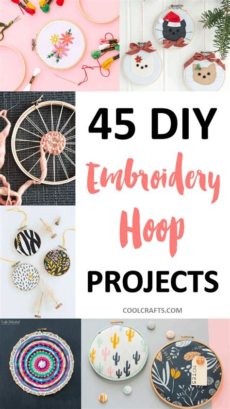 45 Stunning Embroidery Hoop DIY Projects • Cool Crafts | Embroidery ...