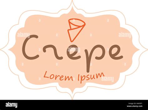 Crepe Logo Design, AI 8 supported Stock Vector Image & Art - Alamy