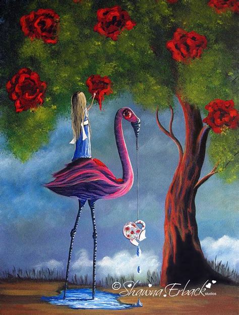 ALICE IN WONDERLAND fine art print Surreal Fantasy by shawnaerback, $10.00 | Alice in wonderland ...