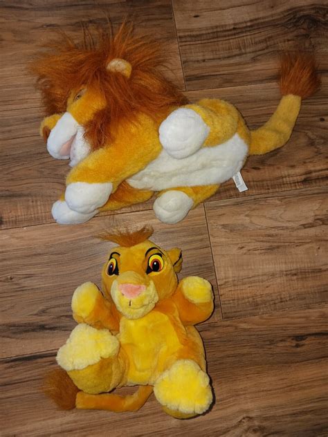 Puppet Lot - Disney The Lion King - Simba & Roaring Mufasa Plush Toy Mattel Vtg | eBay