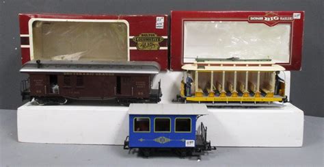 Buy LGB, Delton & Bachmann G Scale Assorted Passenger Cars; 3280 [3] | Trainz Auctions