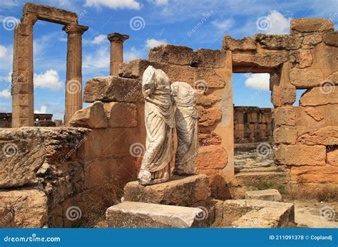 Libya, Cyrenaica. Cyrene Necropolis. Unesco. Editorial Stock Photo ...