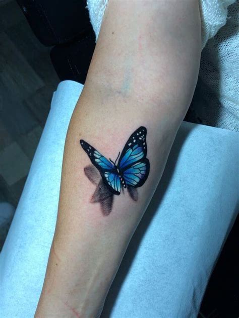 Details more than 82 realistic blue butterfly tattoo - in.coedo.com.vn