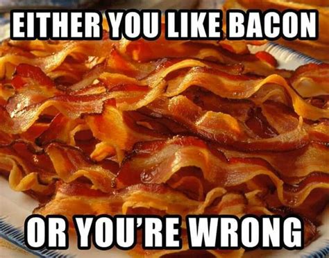 Bacon or wrong... | Bacon funny, Bacon, Food humor