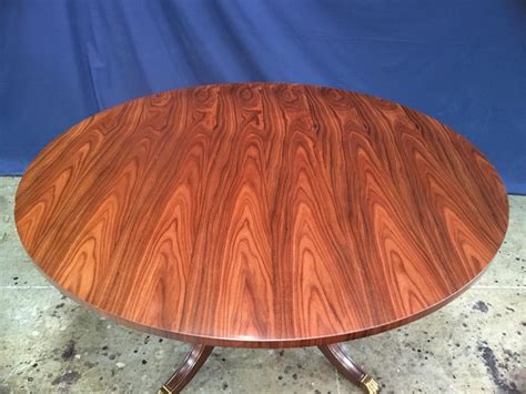 Round Rosewood Georgian Style Pedestal Dining Table by Leighton Hall ...