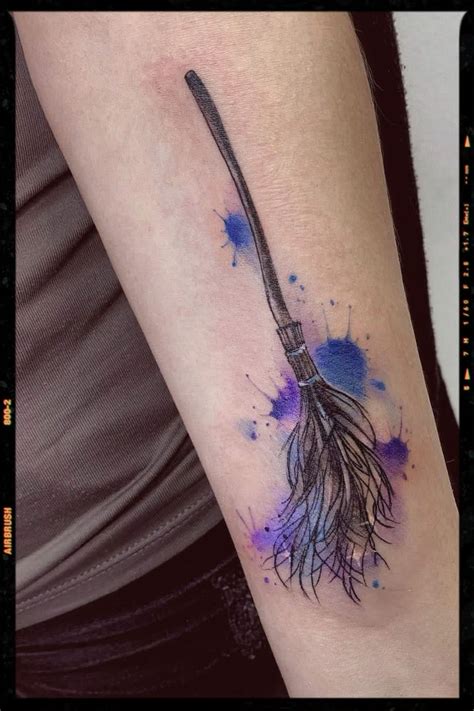 Broom tattoo ideas photos