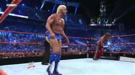 Sweet Chin Music On Ric Flair Wrestlemania 24 [1] - YouTube