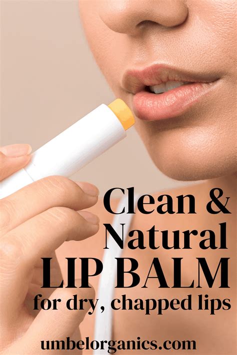 Organic & Natural Lip Balm For Dry Lips - Umbel Organics