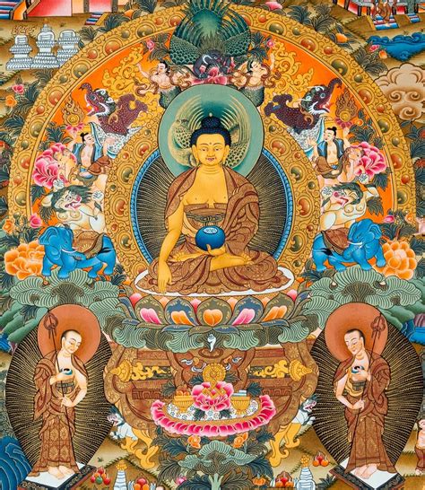 Life of Buddha Master Thangka | Buddhist artwork, Thangka painting ...