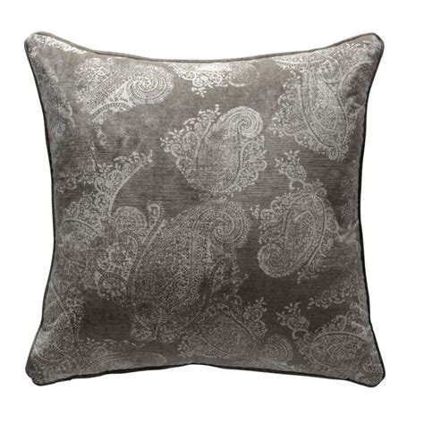 Andrew Martin Barnsbury Grey Cushion | Grey cushions, Paisley throw pillows, Textured throw pillows