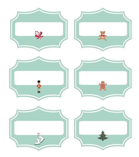 Christmas Labels For Food - 10 Free PDF Printables | Printablee