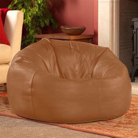 icon® Luciano Classic Real Leather Beanbag | Leather bean bag chair, Leather bean bag, Bean bag ...