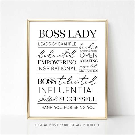 Boss Lady Printable Quote Boss Lady Digital Download Boss | Etsy | Boss ...