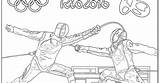 Free coloring Page Adult Rio 2016 olympic games fencing  sketch template