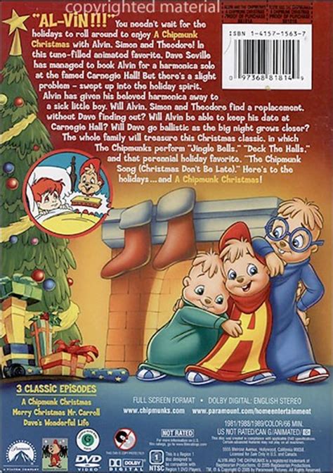 Alvin And The Chipmunks: A Chipmunk Christmas (DVD 1981) | DVD Empire