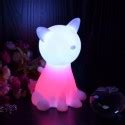 Lampe de chevet LED veilleuse en forme de chat sans fil