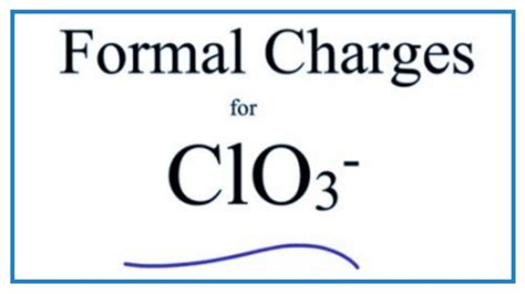 Calculating ClO3- Formal Charges: Calculating Formal Charges for the Chlorate Ion - YouTube