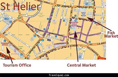 Saint-Hellier Map - Boat Shows USA | Map, St helier, Saints