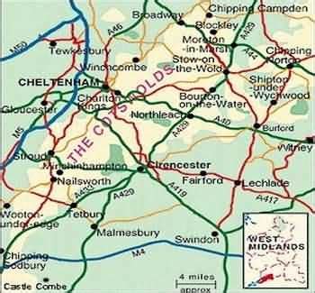 Travel infographic - Map of the Cotswolds Region - InfographicNow.com | Your Number One Source ...