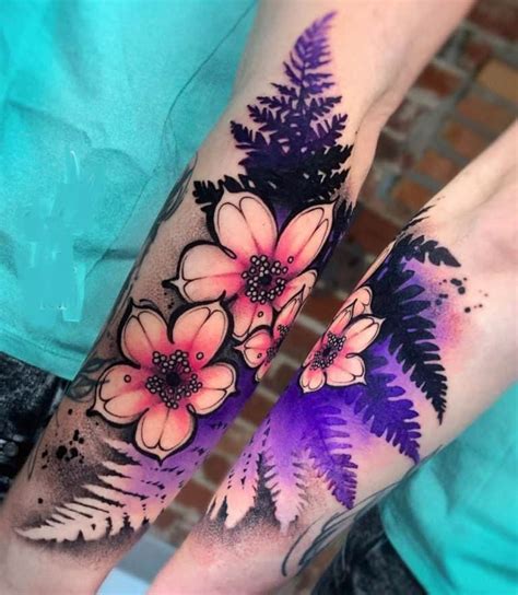 Watercolor Flower Tattoos: A Visual Guide