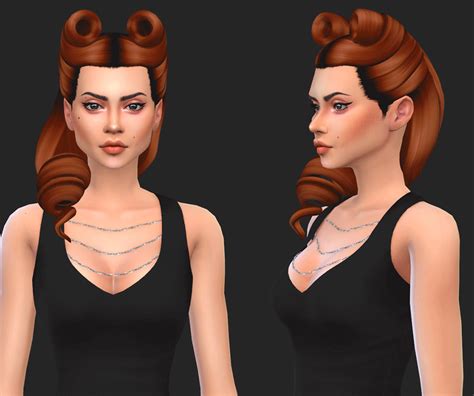 Now free - May 2018 - 1/3 | Colores Urbanos Sims 4 cc on Patreon | Sims 4, Lip hair, Hair styles