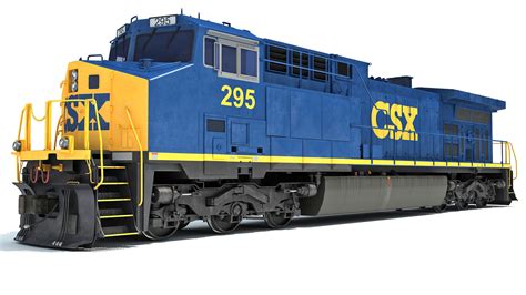 Diesel Locomotive CSX 3D model | CGTrader