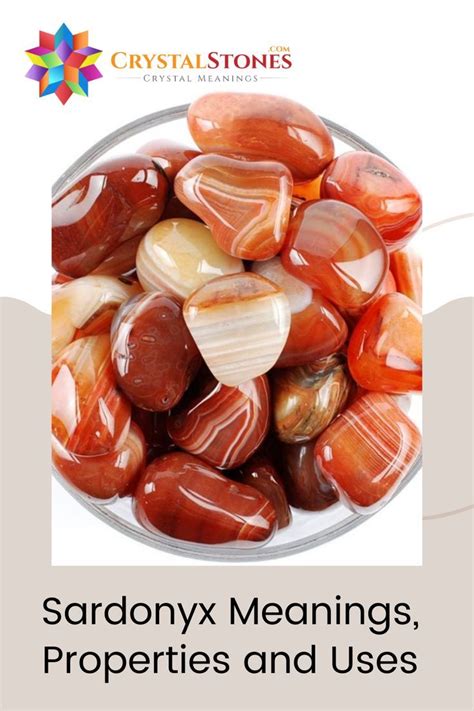 Sardonyx is a crystal loved for its metaphysical and healing properties and attributes ...