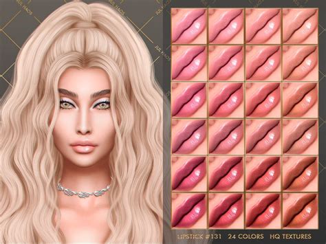 Jul_Haos' LIPSTICK #131 in 2024 | Makeup cc, Sims 4, Sims