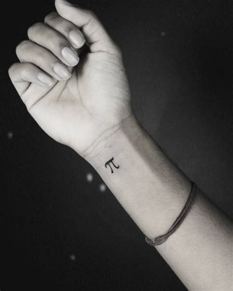 Pi symbol tattoo - Tattoogrid.net