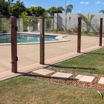 Cool way to make a modern glass pool fence less modern. You could get ...