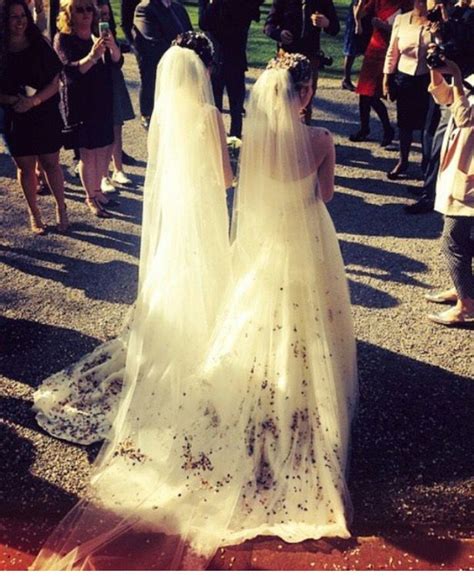 Rose and Rosie Wedding. THOSE VEILS. | Rose and rosie, Lesbian wedding ...