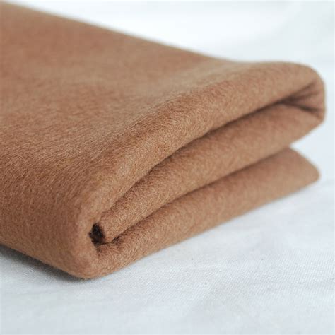 100% Wool Felt Fabric - Approx 1mm Thick - Light Brown - OrientalDirect ...