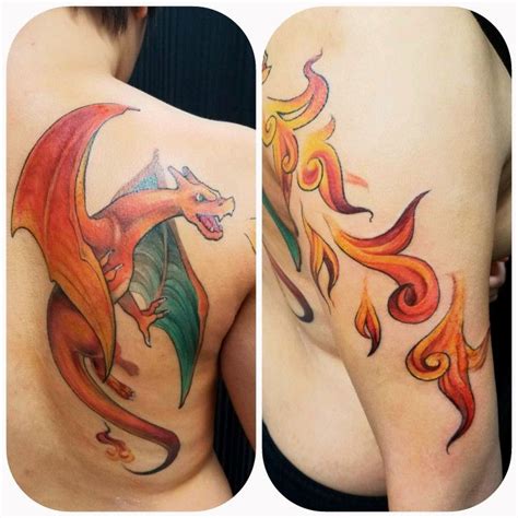 Charizard Tattoo | Charizard tattoo, Pokemon tattoo, Tattoos