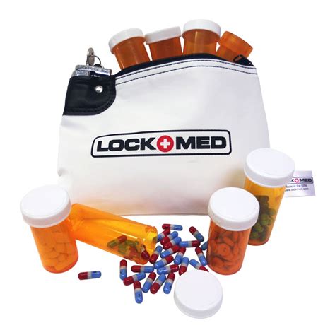 Lock Med Portable Medication Bag - Medium