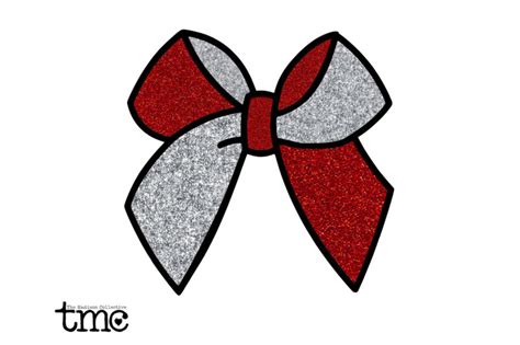 Cheer Bow Template Svg