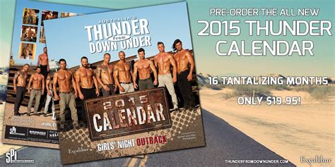 Have you gotten your 2015 Thunder From Down Under Calendar yet ...