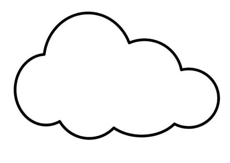 Printable Clouds Coloring Pages