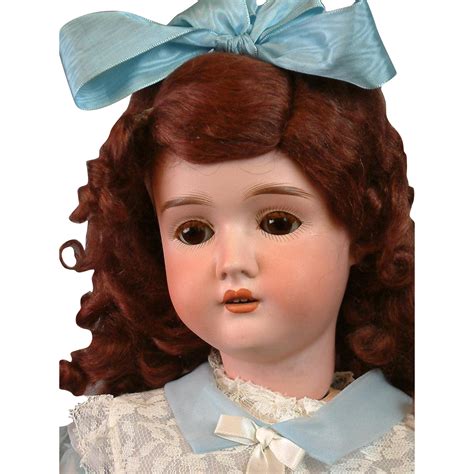 Kley & Hahn Vintage Dolls, Antique Dolls, Pale Blue Dresses, Feather Brows, Red Curls, Tight ...