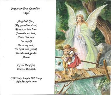 Prayer to Your Guardian Angel,